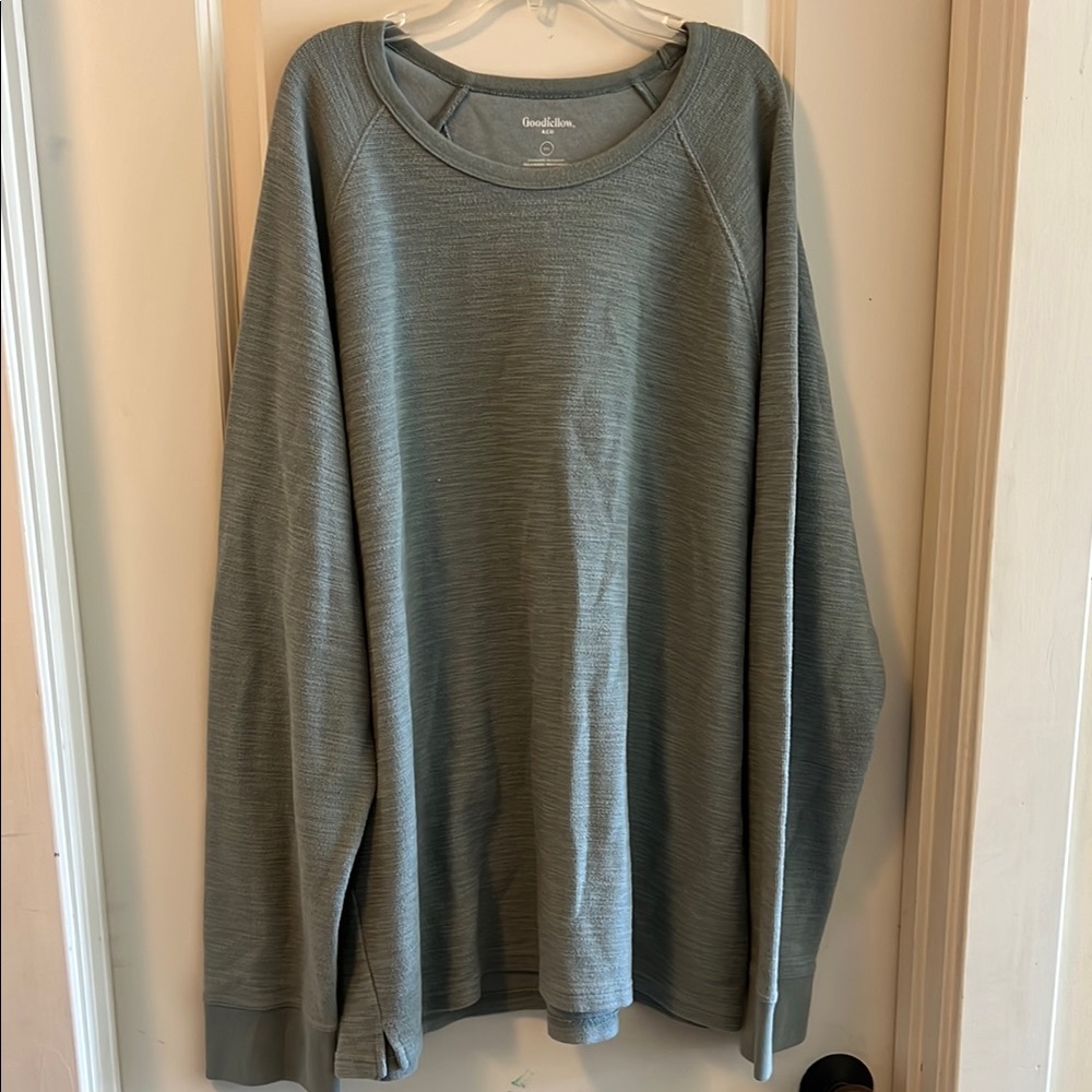 Goodfellow & Co Blue/Grey Thermal Sweatshirt
